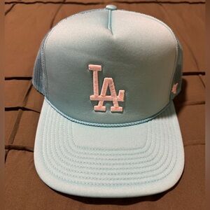 Light Blue Snapback Hats with LA Logo (Brand New)
